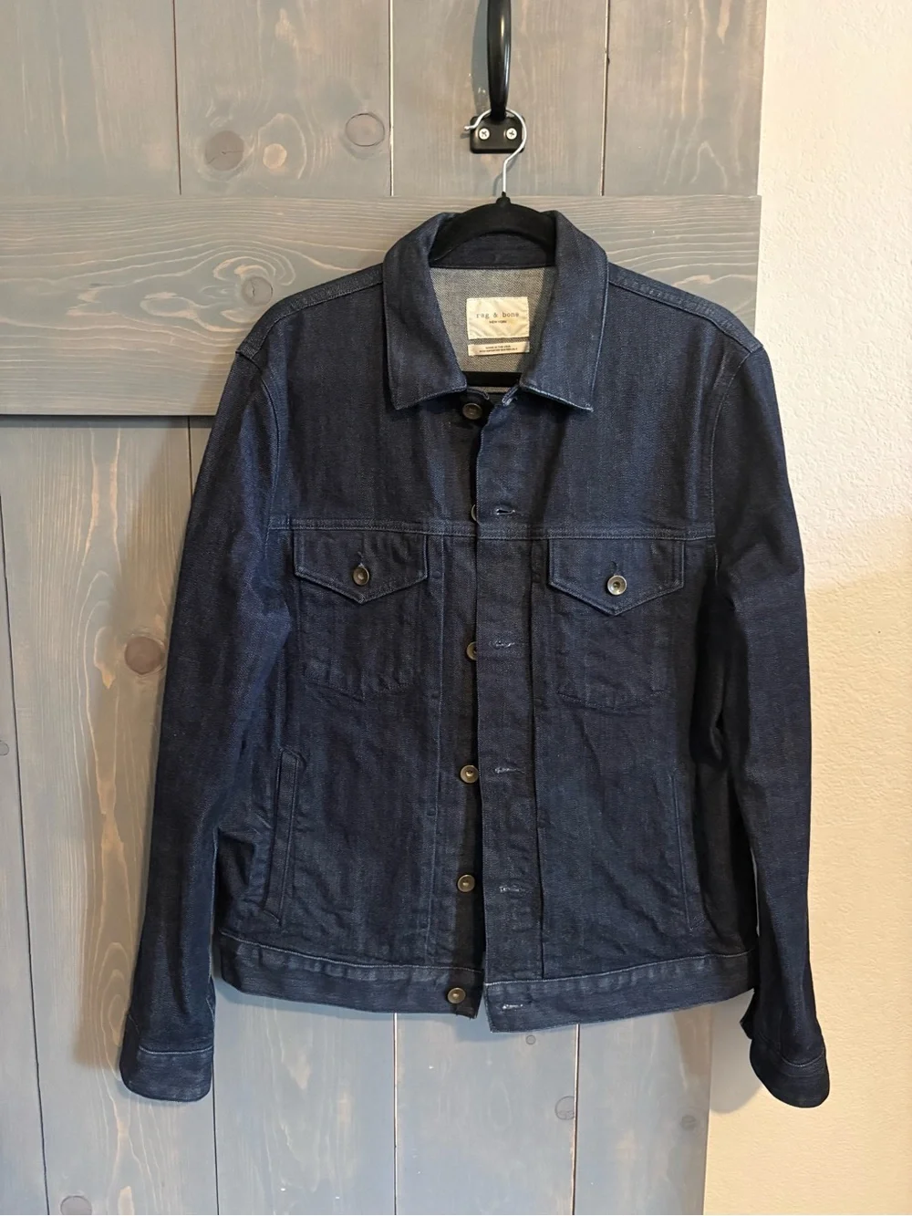 rag & bone Definitive Dark Indigo Denim Jacket